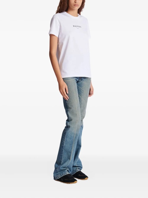 Balmain logo-print T-shirt - White - zdjęcie produktu nr 2