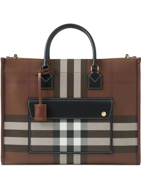 Burberry Freya tote bag - Brown - zdjęcie produktu nr 1