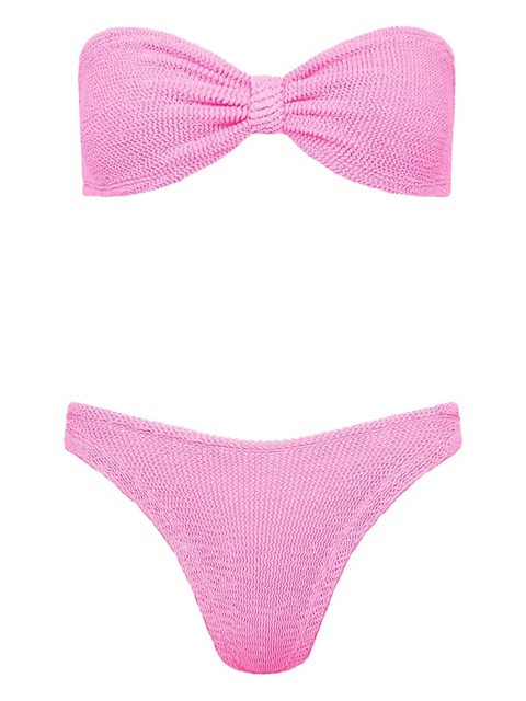Hunza G Jean bandeau textured bikini - Pink - zdjęcie produktu nr 1
