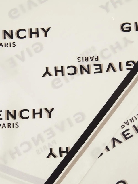 Givenchy Shadow logo-printed scarf - White - zdjęcie produktu nr 1