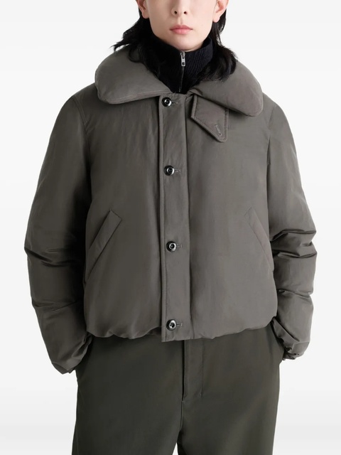 LEMAIRE bubble-collar puffer jacket - Grey - zdjęcie produktu nr 2