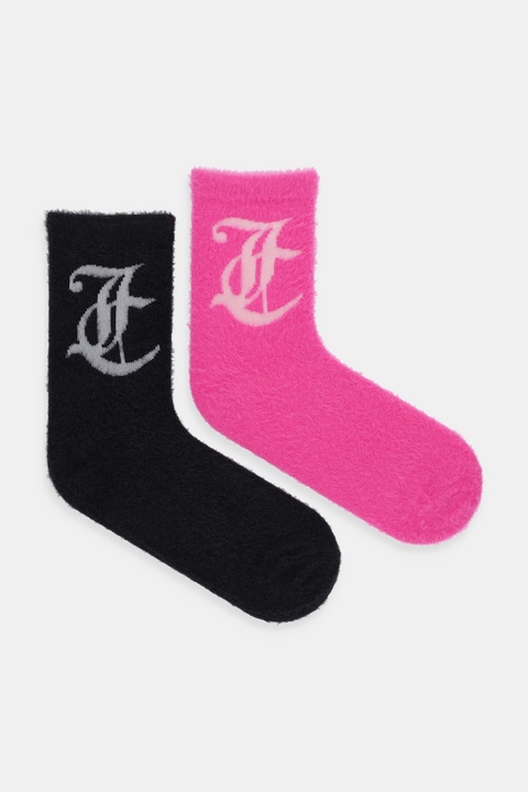 Juicy Couture skarpetki 2-pack kolor różowy JCAXS225719 - zdjęcie produktu nr 1