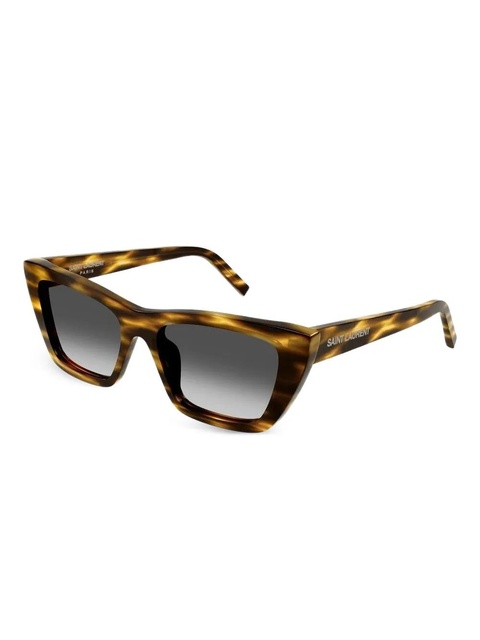 Saint Laurent Eyewear cat-eye sunglasses - Brown - zdjęcie produktu nr 2