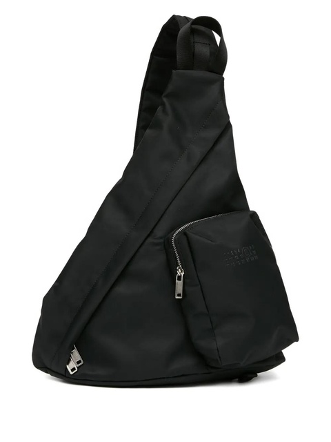 MM6 Maison Margiela triangular cross body bag - Black - zdjęcie produktu nr 2