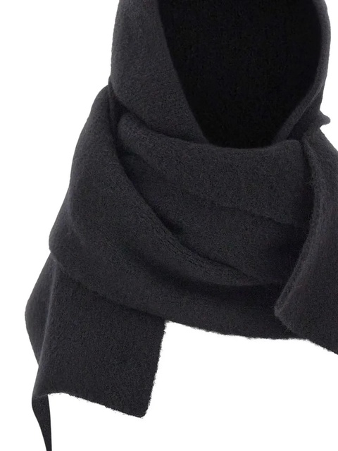 ROTATE BIRGER CHRISTENSEN knit hood scarf - Black - zdjęcie produktu nr 2