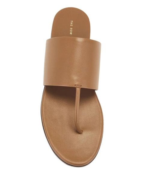 The Row leather thong sandals - Brown - zdjęcie produktu nr 2