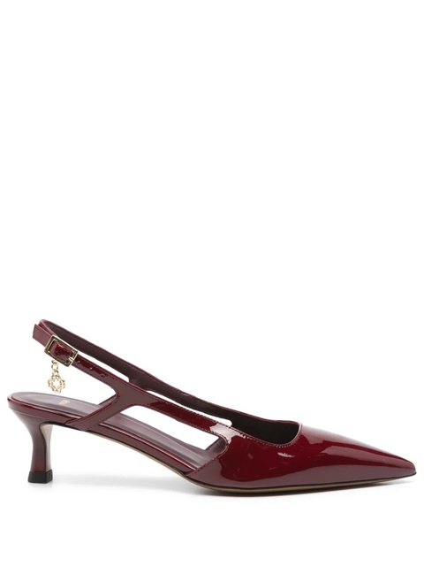 Maje 60mm patent-leather slingback pumps - Red - zdjęcie produktu nr 1