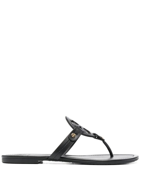 Tory Burch Miller leather sandals - Black - zdjęcie produktu nr 1