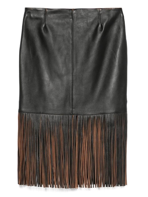 Blumarine leather skirt - Black - zdjęcie produktu nr 2