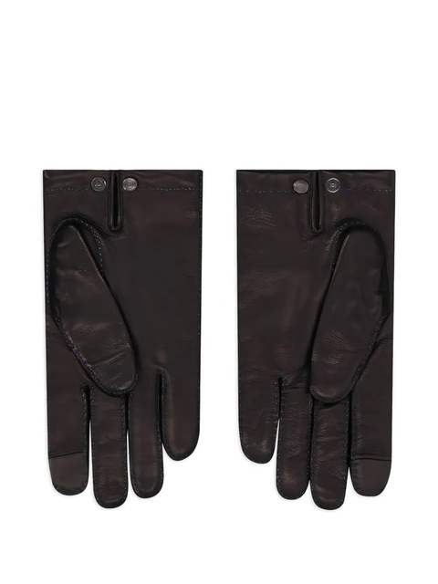 Longchamp topstitch gloves - Black - zdjęcie produktu nr 1