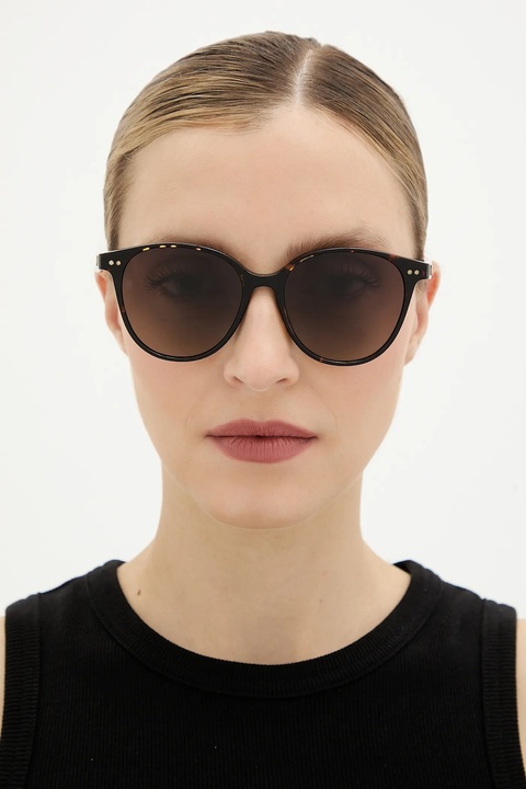 Tommy Hilfiger okulary przeciwsłoneczne damskie kolor czarny TH 2289/S - zdjęcie produktu nr 2
