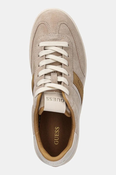 Guess sneakersy NOLINAS kolor beżowy FLPNOL SUE12 - zdjęcie produktu nr 2