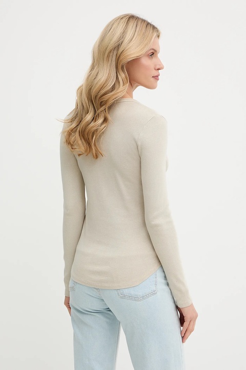 G-Star Raw longsleeve kolor beżowy D26140-D968 - zdjęcie produktu nr 2