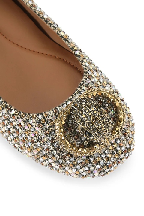 Kurt Geiger London baleriny Chelsea Ballerina kolor złoty 5000643609 - zdjęcie produktu nr 2