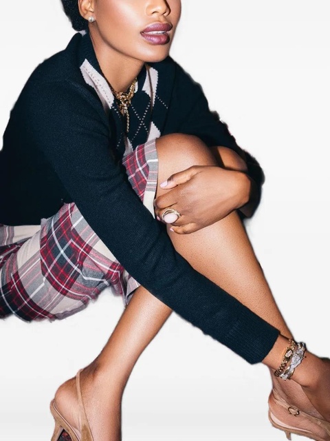 Max Mara Soprano diamond-pattern sweater - Black - zdjęcie produktu nr 2