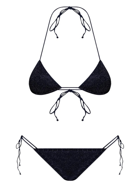 Oséree lurex bikini set - Blue - zdjęcie produktu nr 1