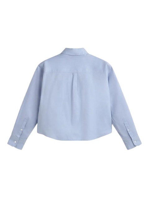 Weekend Max Mara long-sleeve cotton shirt - Blue - zdjęcie produktu nr 1