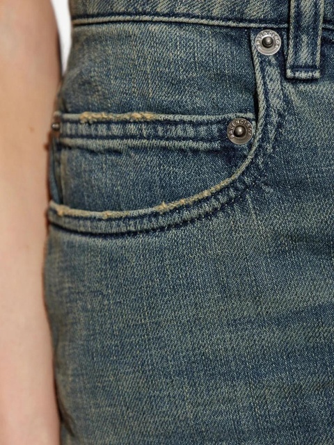 Balenciaga Buttoned Denim Jeans - Blue - zdjęcie produktu nr 2