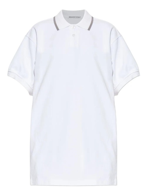 Alexander Wang polo-collar mini dress - White - zdjęcie produktu nr 1