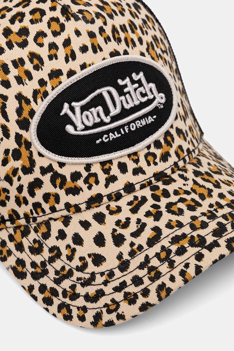 Von Dutch czapka z daszkiem kolor beżowy VD.0.CAS2.LEO - zdjęcie produktu nr 2