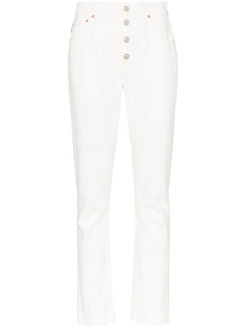 Balenciaga high waisted slim leg jeans - White - zdjęcie produktu nr 1