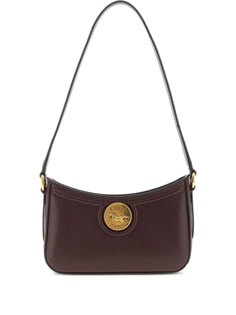 Chloé Horse Medal grained leather shoulder bag - Brown - zdjęcie produktu nr 1