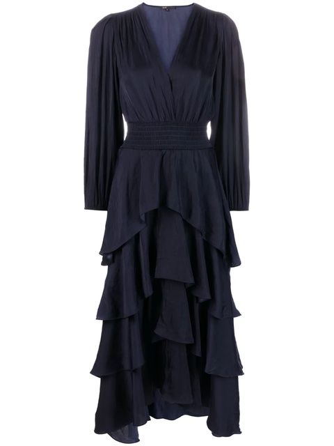 Maje ruffled maxi dress - Blue - zdjęcie produktu nr 1