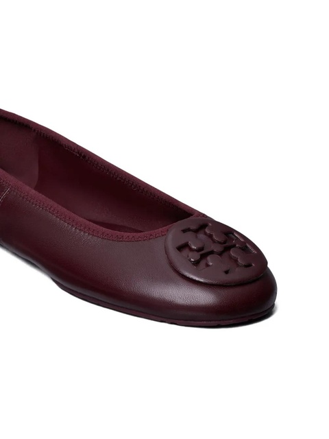 Tory Burch Reva Travel logo-embellished ballet flats - Red - zdjęcie produktu nr 2