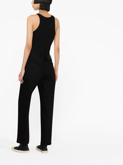 Balenciaga cropped straight-leg jeans - Black - zdjęcie produktu nr 1