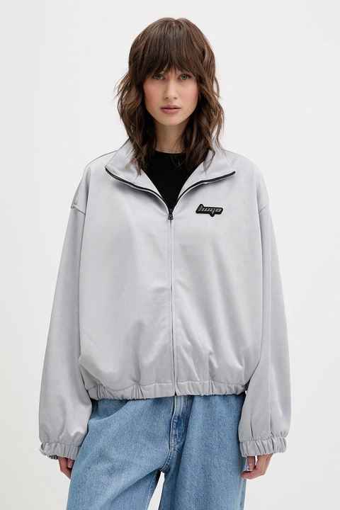 Hugo Blue bluza damska kolor szary wzorzysta 50546947 - zdjęcie produktu nr 1