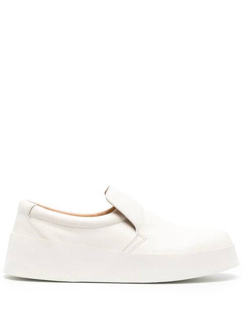JW Anderson slip-on leather sneakers - White - zdjęcie produktu nr 1