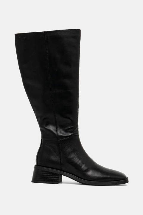 Vagabond Shoemakers kozaki skórzane BLANCA damskie kolor czarny na słupku 5417-901-20 - zdjęcie produktu nr 1