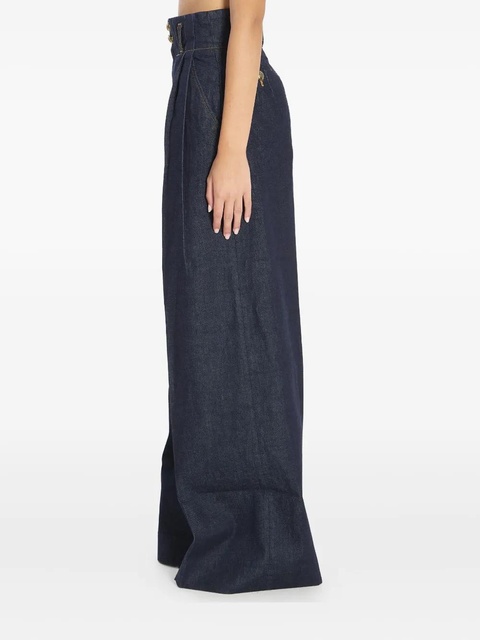 ZIMMERMANN Hypnotic high-waist pleated wide jeans - Blue - zdjęcie produktu nr 2