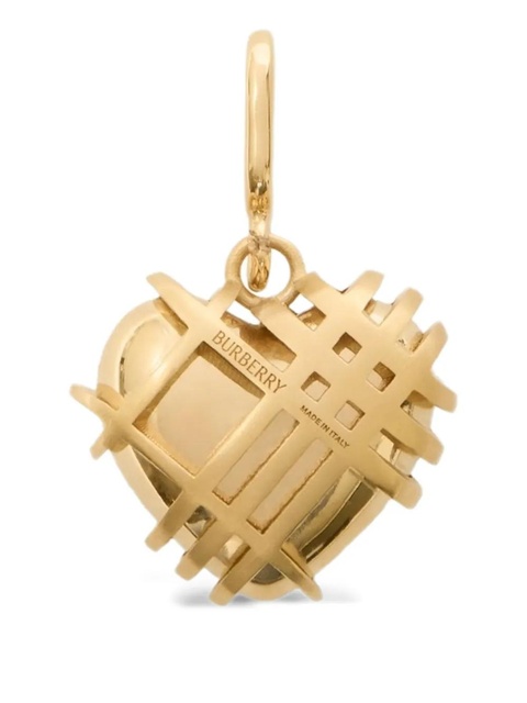 Burberry check-heart charm - Gold - zdjęcie produktu nr 2