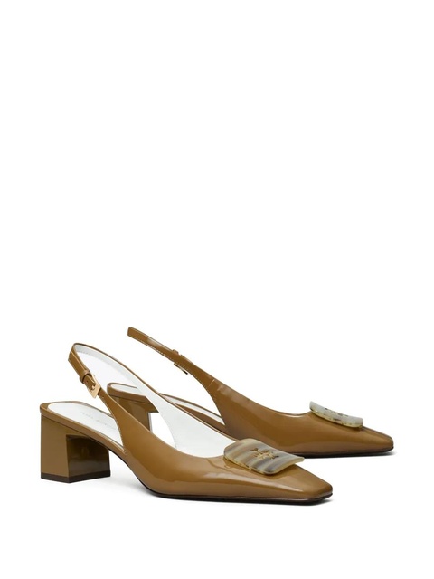 Tory Burch 55mm Georgia slingback pumps - Neutrals - zdjęcie produktu nr 1