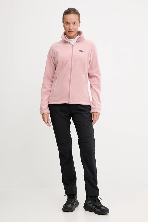 Columbia bluza sportowa Benton Springs kolor różowy gładka 1372111 - zdjęcie produktu nr 1