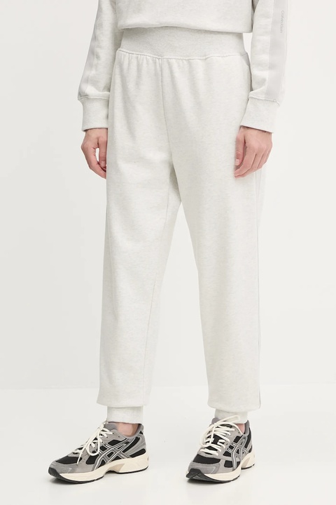 Calvin Klein Performance spodnie dresowe damskie kolor szary z aplikacją LVGWS5P608 - zdjęcie produktu nr 1