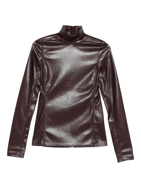 Rabanne funnel-neck long-sleeve top - Purple - zdjęcie produktu nr 1