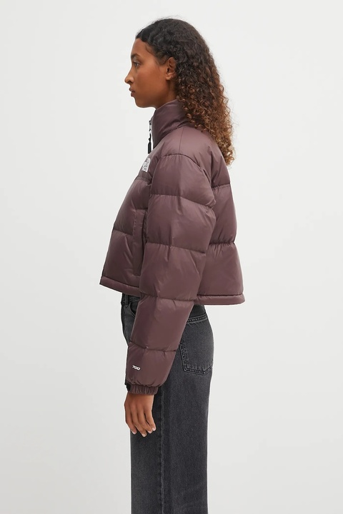 The North Face kurtka puchowa Nuptse kolor brązowy zimowa NF0A5GGEBQ71 - zdjęcie produktu nr 2