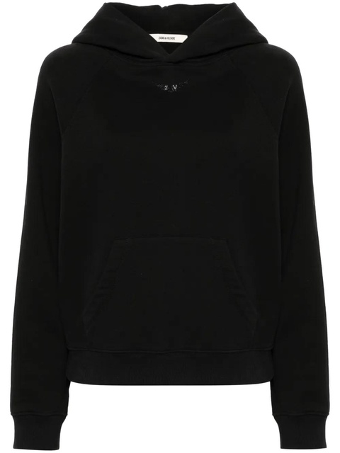Zadig&Voltaire Georgy wings-appliqué hoodie - Black - zdjęcie produktu nr 1