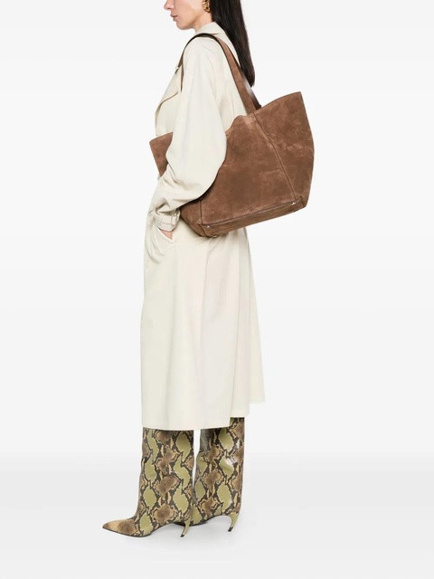 Max Mara large suede tote bag - Brown - zdjęcie produktu nr 2