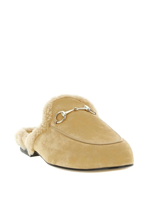 Gucci princetown metal clamp slippers - Neutrals - zdjęcie produktu nr 2