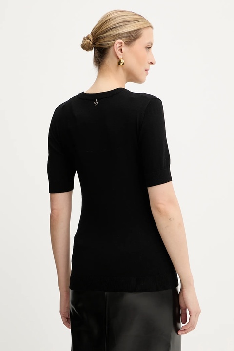 Silvian Heach t-shirt ATLAM damski kolor czarny GPA25040MA - zdjęcie produktu nr 2