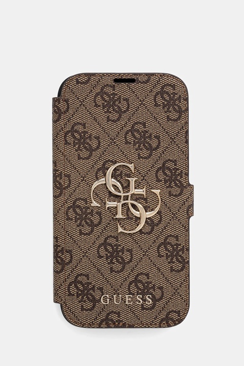 Guess etui na telefon iPhone 16 6.1" kolor brązowy GUBKP16S4GMGBR - zdjęcie produktu nr 1