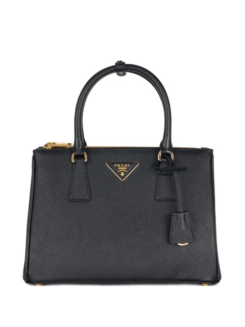 Prada leather top-handle shoulder bag - Black - zdjęcie produktu nr 1
