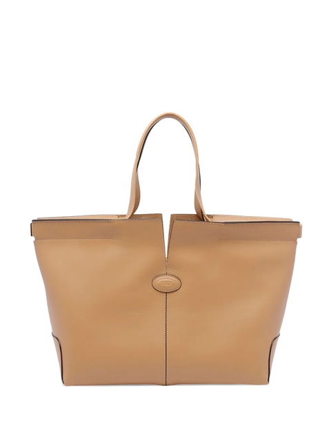 Tod's double-handle leather tote bag - Neutrals - zdjęcie produktu nr 1