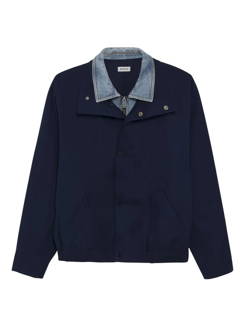 Simkhai Apollo denim-collar button jacket - Blue - zdjęcie produktu nr 2