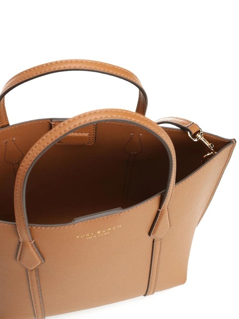 Tory Burch small Perry leather tote bag - Brown - zdjęcie produktu nr 2
