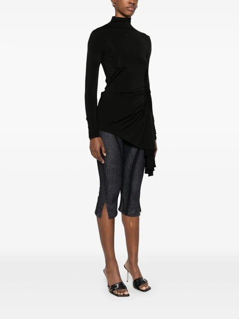 Off-White draped mini dress - Black - zdjęcie produktu nr 2