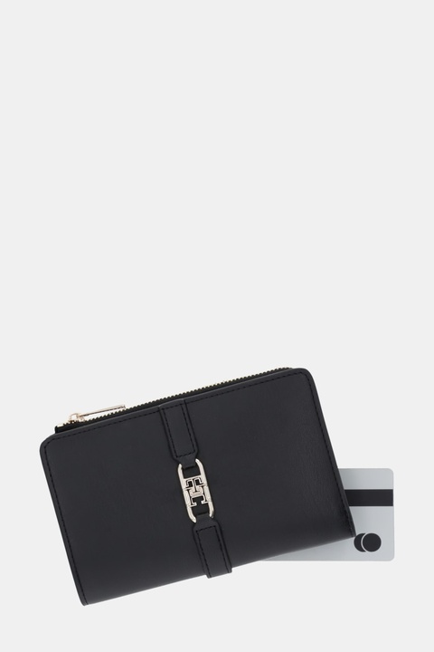 Tommy Hilfiger portfel damski kolor czarny AW0AW17752 - zdjęcie produktu nr 2